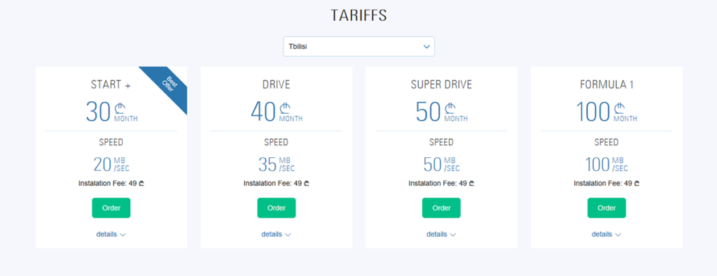 Silknet internet packages